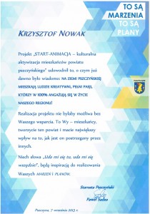 Start animacja