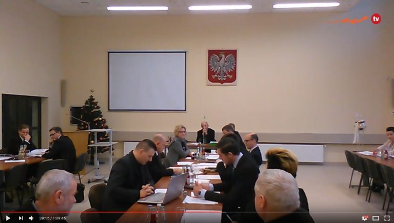 Obrady XXXIII sesji Rady Gminy Miedźna