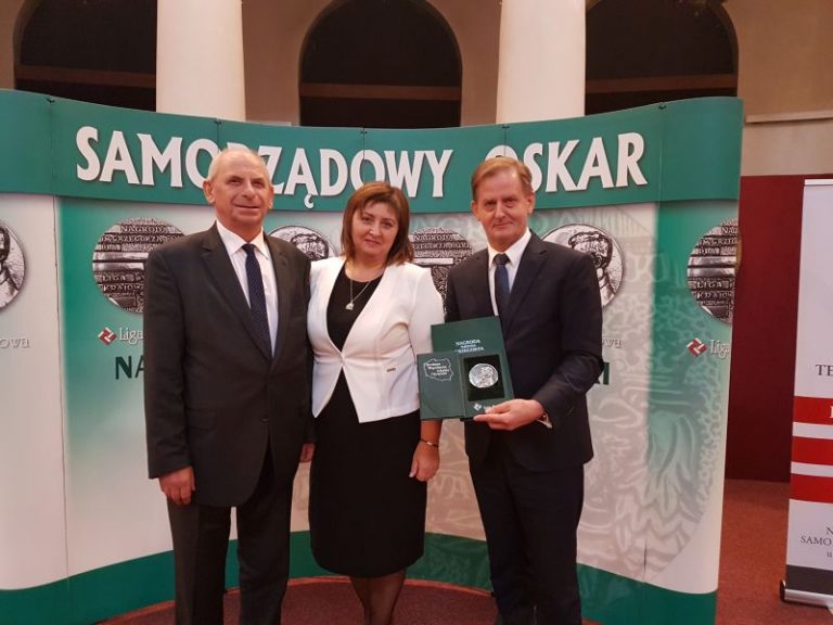 Samorządowy Oskar dla wójta gminy Miedźna Bogdana Taranowskiego