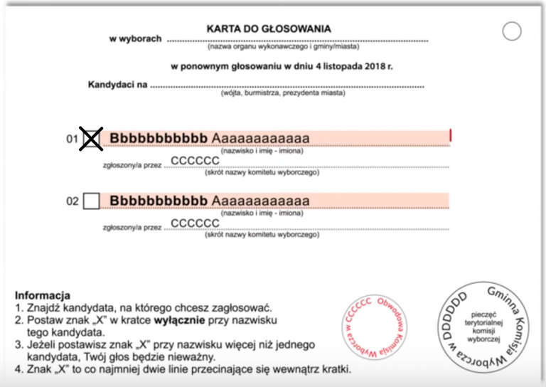 W niedzielę II tura wyborów – Jak oddać ważny głos